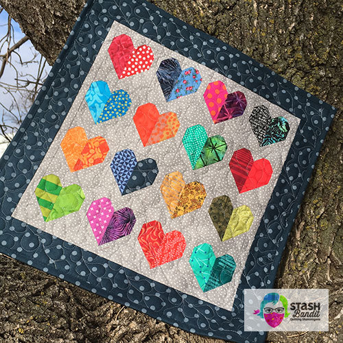Scrappy Hearts – Free Quilt Pattern