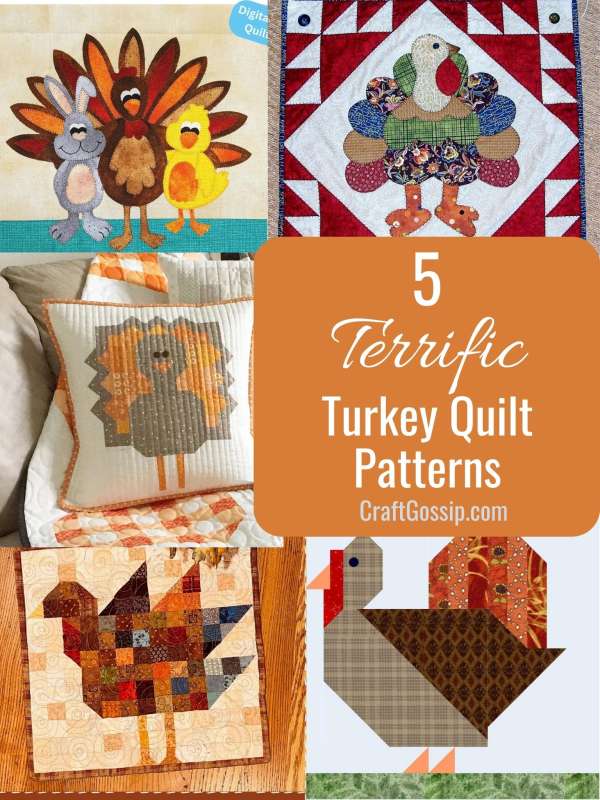5 Thanksgiving Turkey Quilt Patterns
