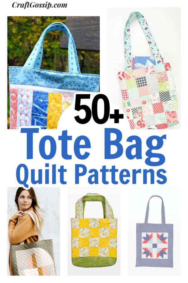 50 Quilted Tote Bag Patterns