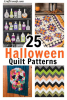Halloween quilt patterns