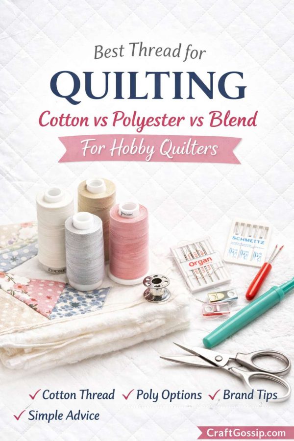 Best Thread for Quilting: Cotton vs Polyester vs Blend (For Hobby Quilters)