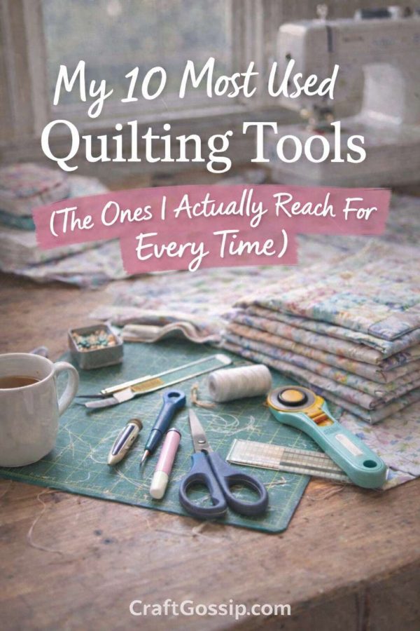 My 10 Most Used Quilting Tools (The Ones I Actually Reach For Every Time)