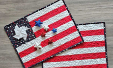 Patriotic Quilted Placemats – A Festive Table Project for Summer Sewing
