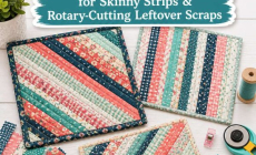 String Quilt Ideas for Skinny Strips and Rotary-Cutting Leftovers Scraps