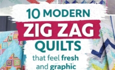 10 Modern Zig Zag Quilts That Feel Fresh and Graphic