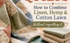 Mixed-Fibre Quilts: How to Combine Linen, Hemp and Cotton Lawn Without Regretting It