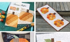 Pumpkin Quilt Blocks for Fall Scrap Quilts