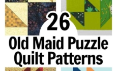 Rediscover the Charm of Old Maid’s Puzzle Quilt Patterns With These 26 Patterns